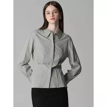 She S Miss Get Цена аренды плиссированной рубашки 138 000 вон brown (BR)/55