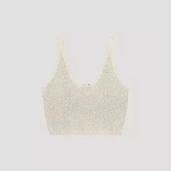 She S miSS Glitter Knit veSt SSkvto42530 Lb light beige/55