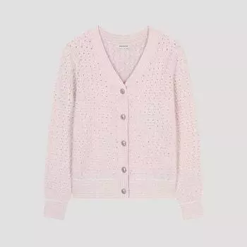 She S miSS Кардиган с V-образным вырезом и блестками SSkcdo11080 Pi Pink/55