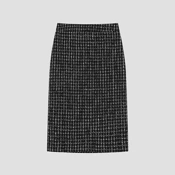 She S miSS Юбка из твида с блестками SwwSko41710 Bk blacks/55