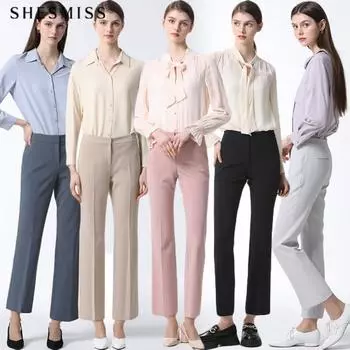 She S miSS Hidden Button Semi Bootcut pantS Price Krw 158 000 Light pink (LP)/44