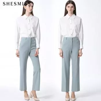 She S miSS Hidden Button Semi Wide pantS Price 178 000 Won Mint (MI)/55