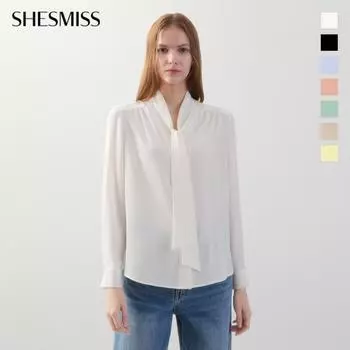 She S Miss Hidden Button Tie блузка Swwblo12510 Corral/55