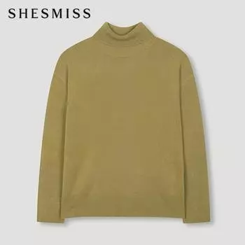She S miSS High Neck Knit Top SSkpon42050 Ol olives/55