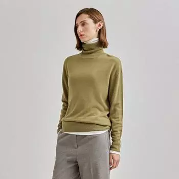 She S miSS Трикотажный топ с высоким воротом SSkpon42050 olives/55