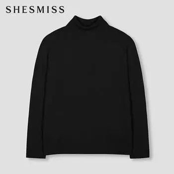 She S miSS High Neck Knit Top SSkpon42050 Bk blacks/55