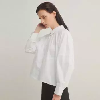 [She S miSS] Хлопковая рубашка реглан SwwStp11040 blacks/55