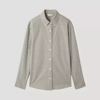 She S miss Хлопковая рубашка в клетку в клетку SwwStp11050 Be beige/55