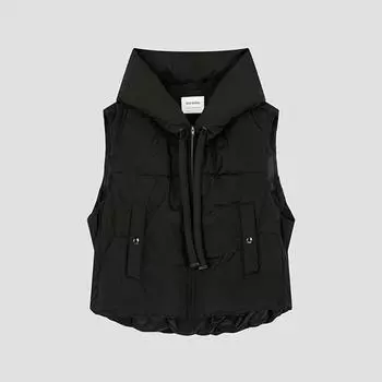 She S miSS Hooded Duck Down veSt SSdvto42010 Bk blacks/55