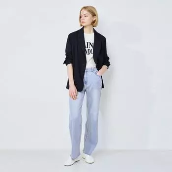 She S miSS Inbanding Straight Denim pantS SSSmSlo22060 Blue/55