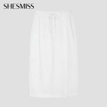 She S miSS Юбка-карго с разрезом и полосками SwwSko21040 Iv Ivory/55