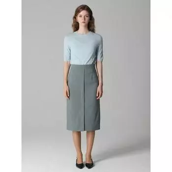 She S miSS Юбка миди с разрезом Цена 158 000 вон brown (BR)/55