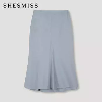 She S miSS Юбка-русалка из смеси шерсти SwwSkn41060 Bl Blue/55