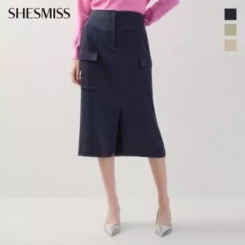 She S miSS Юбка с карманами-карго SwwSko11010 beige/55