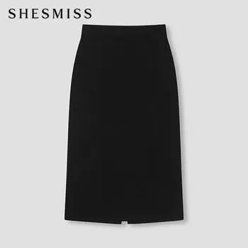 She S miSS Юбка с разрезом SSkSkn31010 Bk blacks/55