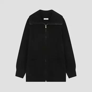 She S miSS Кардиган на молнии с широким воротником SSkcdo42670 Bk blacks/55