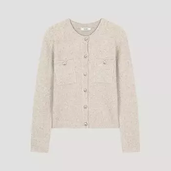 She S miSS Кардиган с круглым вырезом и блестками SSkcdo41110 Ot oatmeal/55
