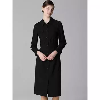 She S Miss Карманное длинное платье с пуговицами Цена 298 000 вон brown (BR)/55