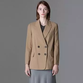 She S miSS Kelly Solid Double Button Jacket Цена 308 000 вон beige (BE)/55