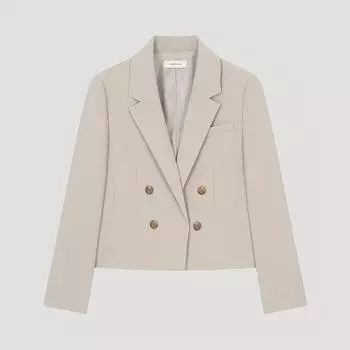 [She S miSS] классический пиджак с двумя пуговицами Swwjko12710 Gb gray beige/66