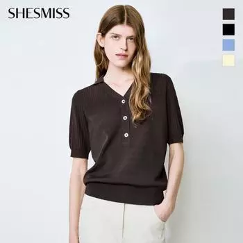 She S miSS Knitting Mix Johnny Collar Knit SSkpoo21530 blacks/55