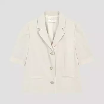 She S miSS Куртка с короткими рукавами и металлическими пуговицами Swwjko22070 фунтов light beige/55