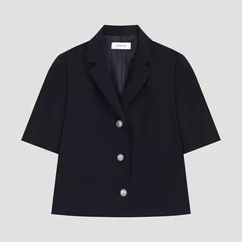 She S miSS Куртка с короткими рукавами и металлическими пуговицами Swwjko22070 Dn DARK NAVY/55