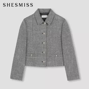 She S miSS Куртка с обычным воротником Swwjko11710 Bk blacks/55