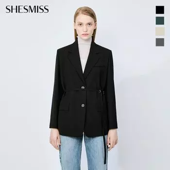 She S miss Куртка свободного кроя с поясом Swwjko21010 beige/55