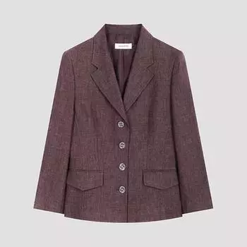 She S miSS Льняная облегающая куртка Swwjko21040 Wi wines/55