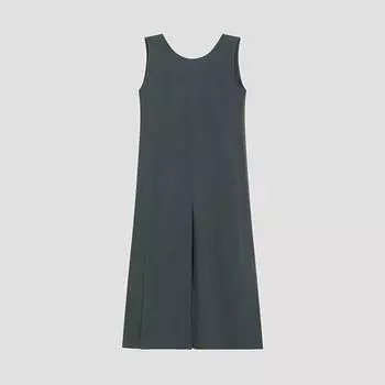 She S miss льняное платье с застежкой на спине Swwopo22170 Ch charcoal/55