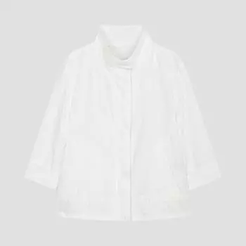 She S miSS Льняной джемпер с отворотом и высоким воротом Swwjpo22040 Ow off-white/55