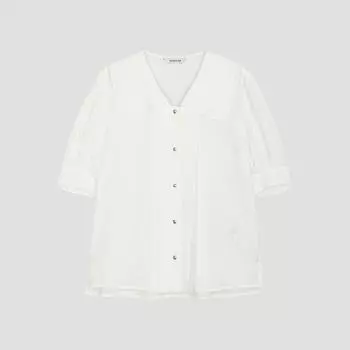 She S miSS Layer Wide Collar blouSe Swwblo21040 Iv Ivory/55