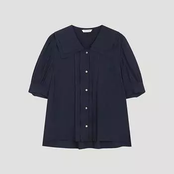 She S miSS Layer Wide Collar blouSe Swwblo21040 Na navy/55
