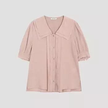 She S miSS Layer Wide Collar blouSe Swwblo21040 Pi Pink/55