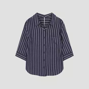 She S miSS Light Stripe Shirt SwwSto22060 Dn DARK NAVY/55