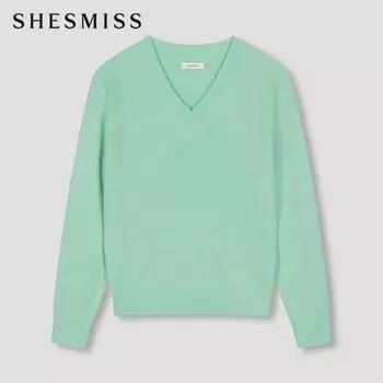 She S miSS Light V-образный вырез трикотаж SSkpoo12040 Gn painted/55