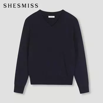 She S miSS Light V-образный вырез трикотаж SSkpoo12040 Dn DARK NAVY/55