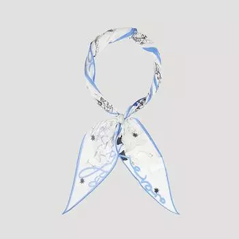 She S miSS Line illuStration Scarf SaaSfo22010 Bl Blue/00