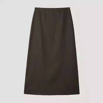[She S miSS] Linen A Line Skirt SwwSkp22090 Br Braun/55