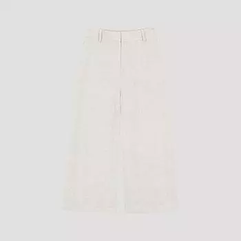 She S miSS Linen Back Banding Wide pantS SwwSlo22010 Ot oatmeal/55