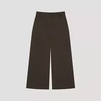 She S Miss Linen Back Banding Wide pants SwwSlo22010 Dw dark brown/55