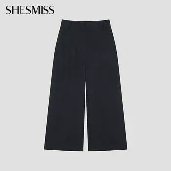 She S miSS Linen Back Banding Wide pantS SwwSlo22010 Dn DARK NAVY/55