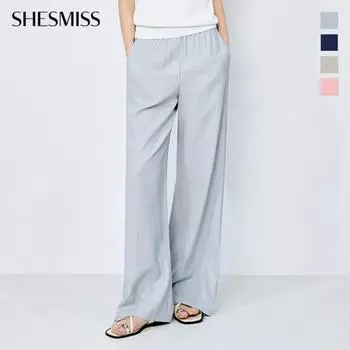 She S miSS Linen Banding Wide pantS SwwSlo21060 DARK NAVY/55
