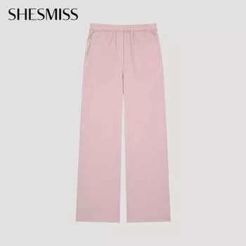 She S miSS Linen Banding Wide pantS SwwSlo21060 Pi Pink/55