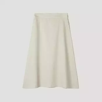[She S miSS] Linen Blend Midi Flare Skirt SwwSkp22710 Be beige/66