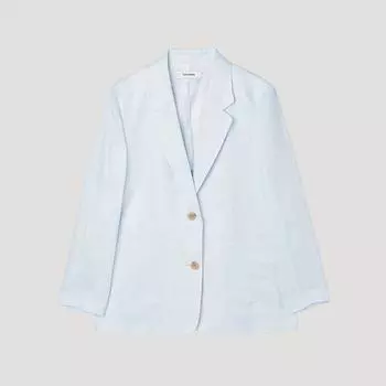 [She S miSS] Linen Melange Two Button Jacket Swwjkp21020 Ll light blue/55