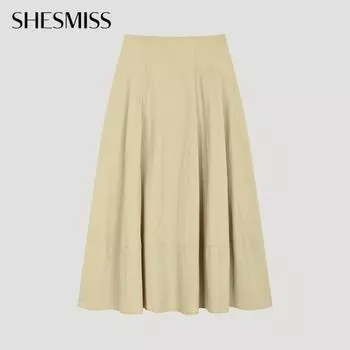 She S miSS Макси расклешенная длинная юбка SwwSko21020 Be beige/44