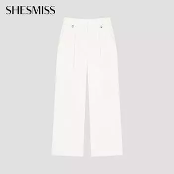 She S miSS Metal Button Side Banding pantS SwwSlo21010 Iv Ivory/66