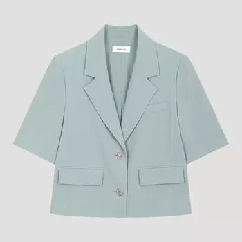 She S MiSS Минимальная укороченная куртка с короткими рукавами Swwjko22020 Mi minted/55